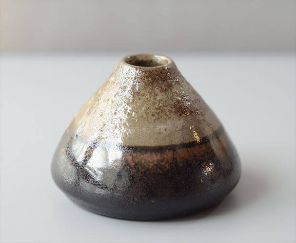 ドイツから ヴィンテージ 陶器の花瓶 Art pottery 花器 一輪挿し ミッドセンチュリー期 フラワーベース アンティーク_260715