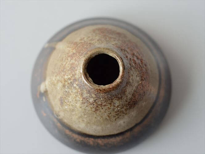 ドイツから ヴィンテージ 陶器の花瓶 Art pottery 花器 一輪挿し ミッドセンチュリー期 フラワーベース アンティーク_260715
