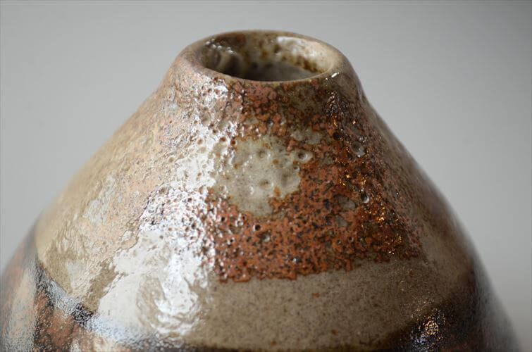 ドイツから ヴィンテージ 陶器の花瓶 Art pottery 花器 一輪挿し ミッドセンチュリー期 フラワーベース アンティーク_260715
