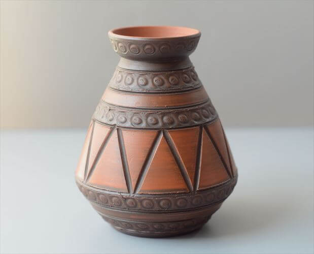 西ドイツ製 ヴィンテージ 陶器の花瓶 Art pottery 花器 一輪挿し ミッドセンチュリー期 フラワーベース ヴィンテージ_260730