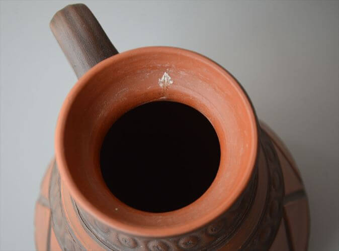 西ドイツ製 ヴィンテージ 陶器の花瓶 Art pottery 花器 一輪挿し ミッドセンチュリー期 フラワーベース ヴィンテージ_260730