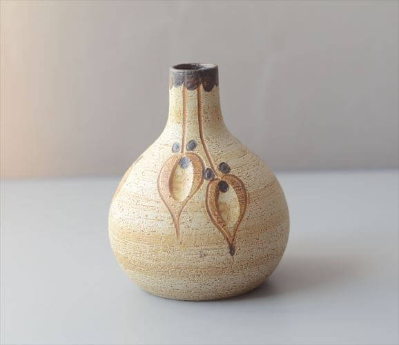 西ドイツ製 Sgrafo ヴィンテージ 陶器の花瓶 Art pottery Peter Muller スグラフォ 花器 一輪挿し ミッドセンチュリー期 フラワーベース ヴィンテージ_260730