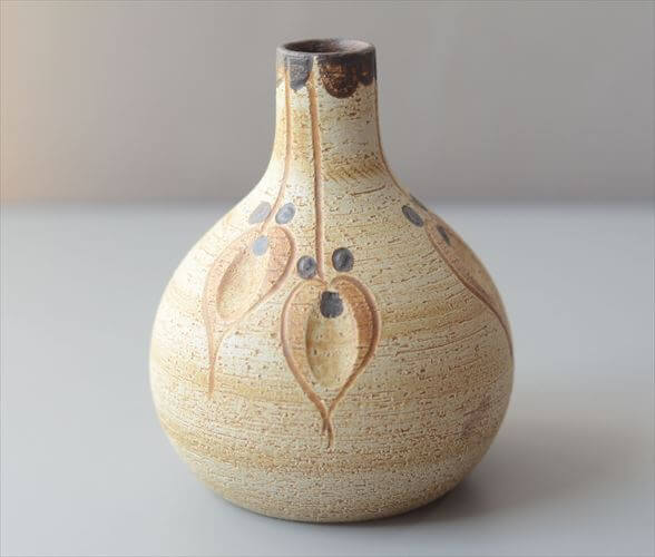 西ドイツ製 Sgrafo ヴィンテージ 陶器の花瓶 Art pottery Peter Muller スグラフォ 花器 一輪挿し ミッドセンチュリー期 フラワーベース ヴィンテージ_260730
