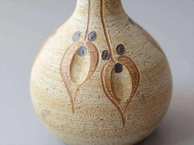 西ドイツ製 Sgrafo ヴィンテージ 陶器の花瓶 Art pottery Peter Muller スグラフォ 花器 一輪挿し ミッドセンチュリー期 フラワーベース ヴィンテージ_260730