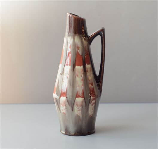 ドイツ製 ヴィンテージ Scheurich Fat Lava Vase 花瓶 花器 ファットラバー ミッドセンチュリー期 フラワーベース アンティーク_260730