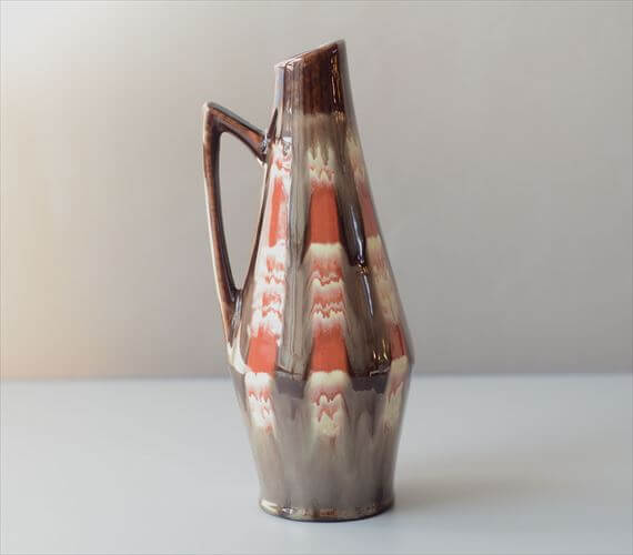 ドイツ製 ヴィンテージ Scheurich Fat Lava Vase 花瓶 花器 ファットラバー ミッドセンチュリー期 フラワーベース アンティーク_260730