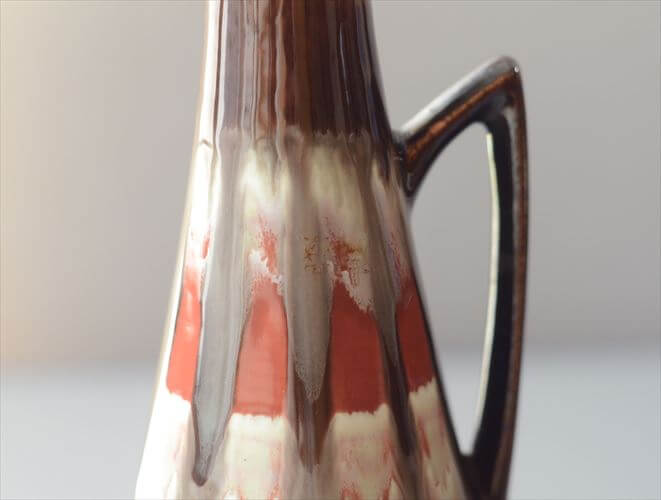 ドイツ製 ヴィンテージ Scheurich Fat Lava Vase 花瓶 花器 ファットラバー ミッドセンチュリー期 フラワーベース アンティーク_260730