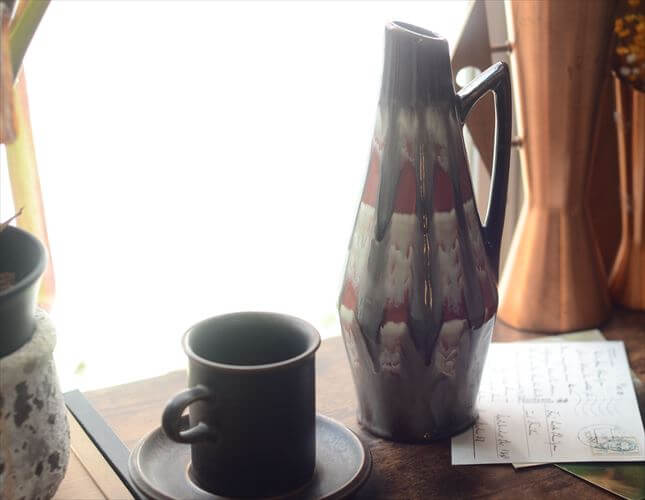 ドイツ製 ヴィンテージ Scheurich Fat Lava Vase 花瓶 花器 ファットラバー ミッドセンチュリー期 フラワーベース アンティーク_260730