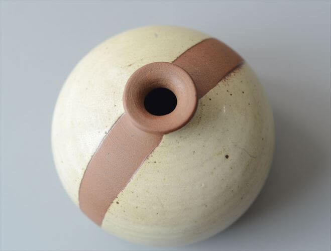 デンマーク製 TINGKERAMIK ヴィンテージ 陶器の花瓶 北欧 Art pottery FOLLE-DENMARK 花器 一輪挿し フラワーベース_260805