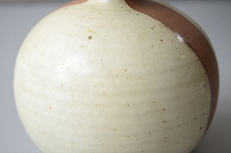 デンマーク製 TINGKERAMIK ヴィンテージ 陶器の花瓶 北欧 Art pottery FOLLE-DENMARK 花器 一輪挿し フラワーベース_260805