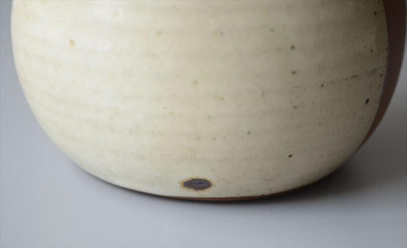 デンマーク製 TINGKERAMIK ヴィンテージ 陶器の花瓶 北欧 Art pottery FOLLE-DENMARK 花器 一輪挿し フラワーベース_260805