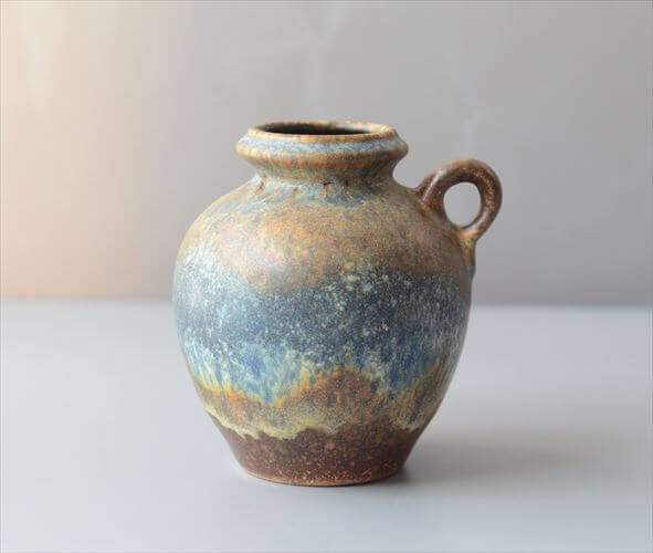 ドイツ製 Dumler&Breiden FatLava 陶器の花瓶 ファットラバー 一輪挿し ミッドセンチュリー期 フラワーベース ヴィンテージ_260805