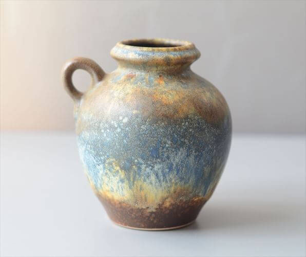 ドイツ製 Dumler&Breiden FatLava 陶器の花瓶 ファットラバー 一輪挿し ミッドセンチュリー期 フラワーベース ヴィンテージ_260805