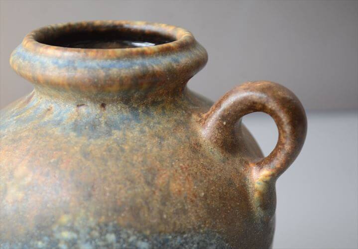 ドイツ製 Dumler&Breiden FatLava 陶器の花瓶 ファットラバー 一輪挿し ミッドセンチュリー期 フラワーベース ヴィンテージ_260805