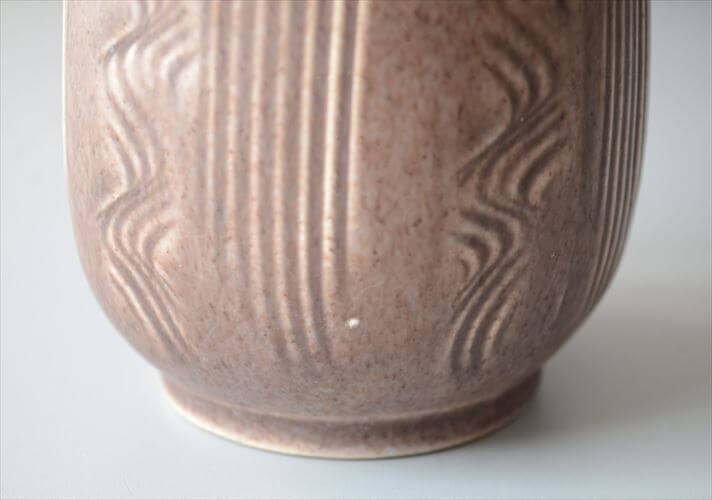 ドイツから ヴィンテージ 陶器の花瓶 Art pottery 花器 一輪挿し ミッドセンチュリー期 フラワーベース_260805