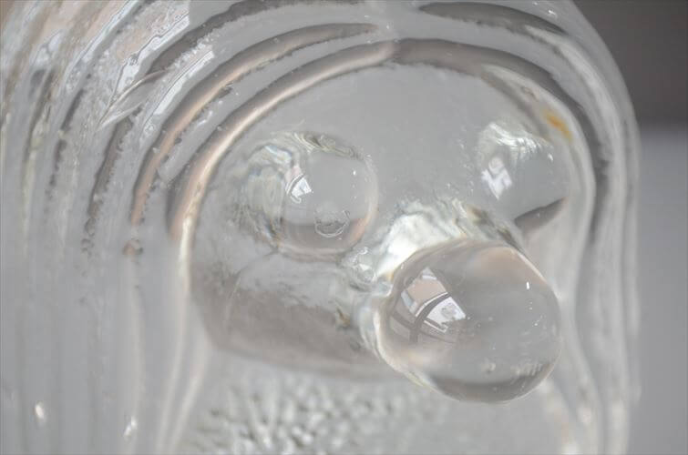 スウェーデン製 Bergdala Glasbruk かわいいガラスのトロール オブジェ ベルグダラ 北欧 アンティーク ヴィンテージ_260917
