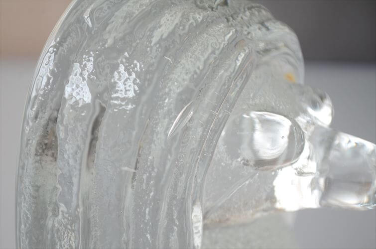 スウェーデン製 Bergdala Glasbruk かわいいガラスのトロール オブジェ ベルグダラ 北欧 アンティーク ヴィンテージ_260917