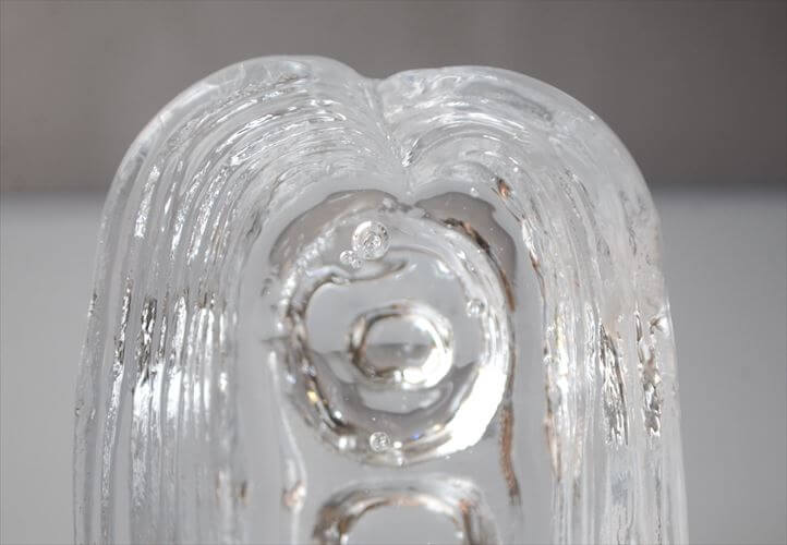 スウェーデン製 Bergdala Glasbruk かわいいガラスのトロール オブジェ ベルグダラ 北欧 アンティーク ヴィンテージ_260917