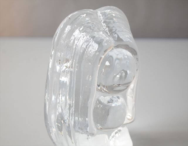 スウェーデン製 Bergdala Glasbruk かわいいガラスのトロール オブジェ ベルグダラ 北欧 アンティーク ヴィンテージ_260917