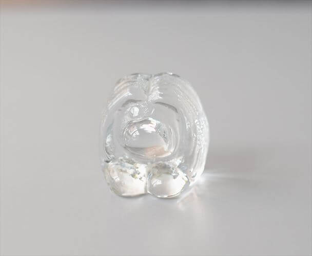 スウェーデン製 Bergdala Glasbruk 小さなかわいいガラスのトロール オブジェ ベルグダラ 北欧 アンティーク ヴィンテージ_260917
