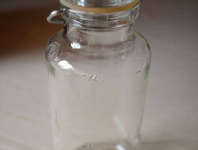 フィンランド製 Riihimaen Lasi ガラスジャー 1/4L 保存瓶 リーヒマエンラシ Ole Palsby クリア 北欧 アンティーク ヴィンテージ_261001