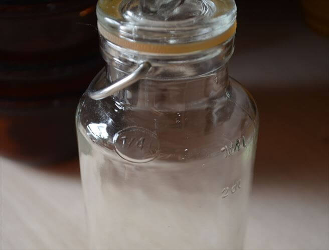 フィンランド製 Riihimaen Lasi ガラスジャー 1/4L 保存瓶 リーヒマエンラシ Ole Palsby クリア 北欧 アンティーク ヴィンテージ_261001