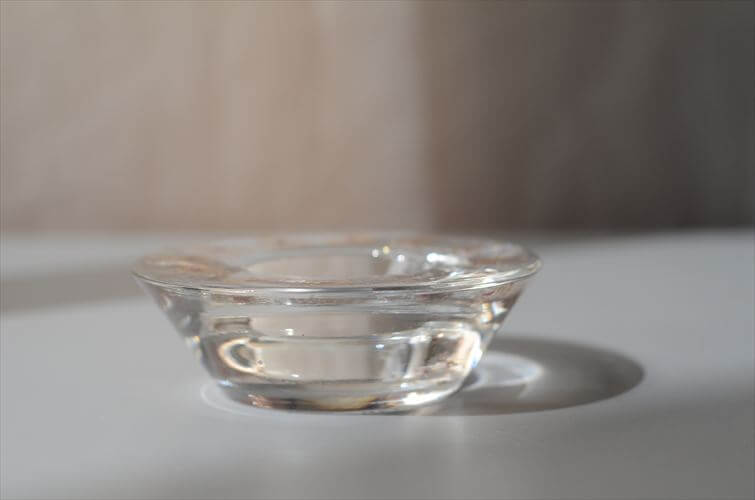 デンマーク Holmegaard かわいい金彩ハートのガラスキャンドルトレー Crystal Christmasシリーズ ホルムガード 燭台 北欧 ヴィンテージ
