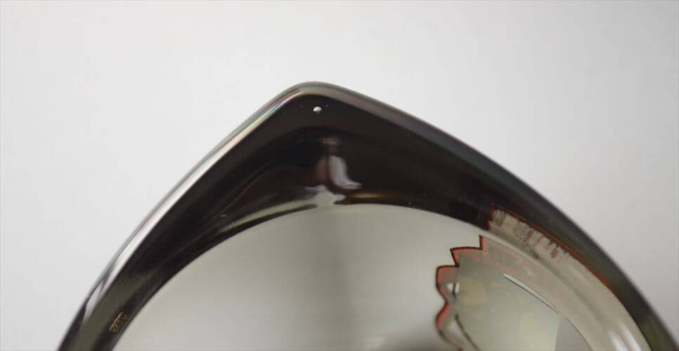 フィンランド製 NUUTAJARVI Bulles Eye ガラス トレー ボウル Kaj Franck カイ・フランク ヌータヤルヴィ 北欧 ガラス アンティーク_261009
