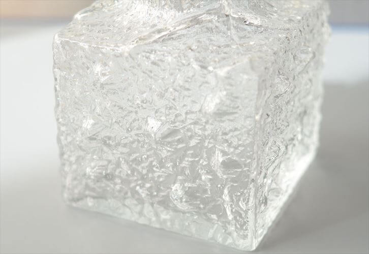 フィンランド製 iittala Crocus ガラス花瓶 vase フラワーベース イッタラ クロッカス Timo Sarpaneva 北欧 ヴィンテージ_261014