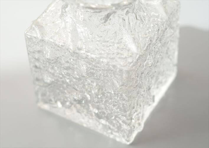 フィンランド製 iittala Crocus ガラス花瓶 vase フラワーベース イッタラ クロッカス Timo Sarpaneva 北欧 ヴィンテージ_261014