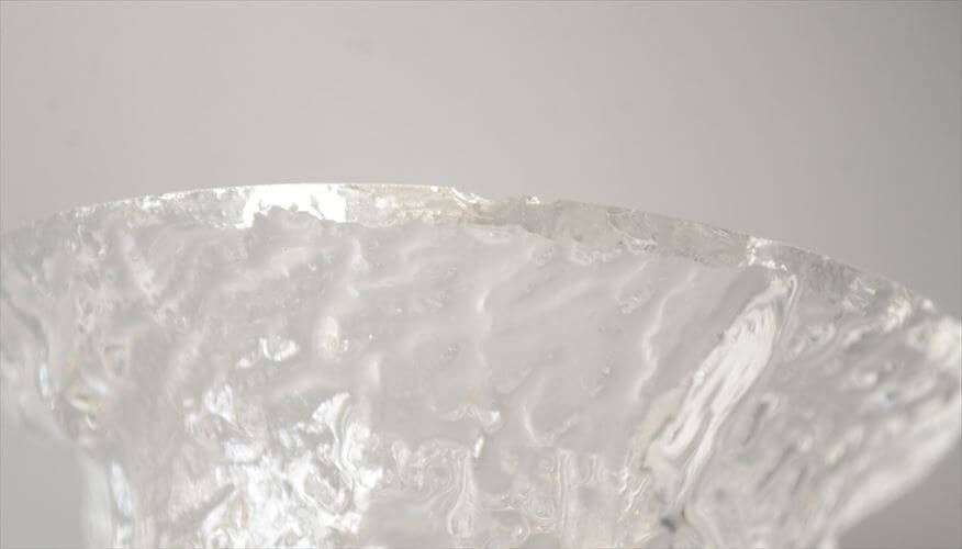 フィンランド製 iittala Crocus ガラス花瓶 vase フラワーベース イッタラ クロッカス Timo Sarpaneva 北欧 ヴィンテージ_261014