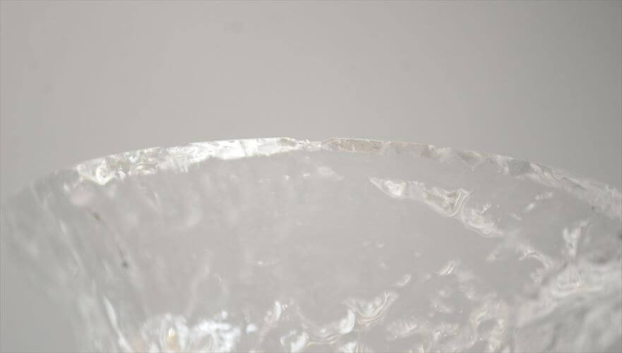 フィンランド製 iittala Crocus ガラス花瓶 vase フラワーベース イッタラ クロッカス Timo Sarpaneva 北欧 ヴィンテージ_261014