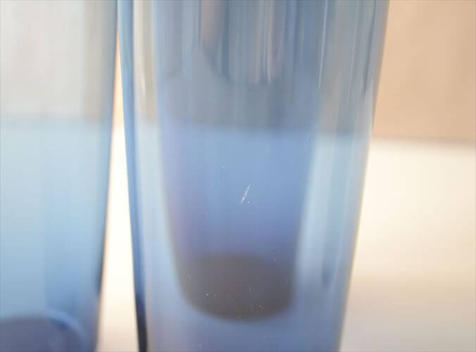 フィンランド製 iittala i-lineシリーズ ガラス タンブラー vase フラワーベース イッタラ 2204 Timo Sarpaneva 北欧 ヴィンテージ_261014