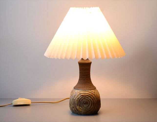 デンマーク製 Jeti Keramik Chris Haslev デスクランプ 北欧 照明 テーブル ライト ストーンウェア ヴィンテージ アンティーク