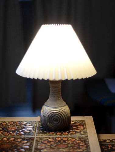 デンマーク製 Jeti Keramik Chris Haslev デスクランプ 北欧 照明 テーブル ライト ストーンウェア ヴィンテージ アンティーク