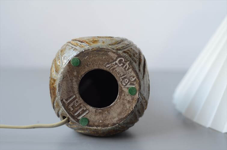 デンマーク製 Jeti Keramik Chris Haslev デスクランプ 北欧 照明 テーブル ライト ストーンウェア ヴィンテージ アンティーク