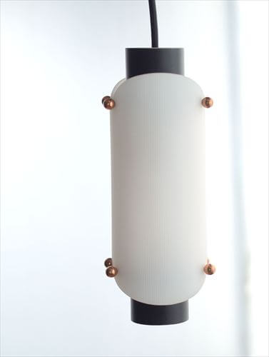 1960年代 デンマーク製 コパーｘブラックスチール ペンダントライト 北欧 ヴィンテージ 照明 天井 ランプ アンティーク