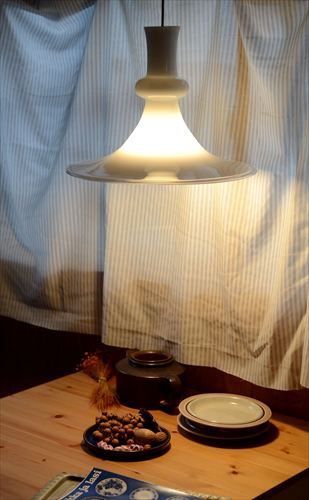 デンマーク製 Holmegaard Etude ペンダントライト ガラス 北欧 ランプ 照明 ヴィンテージ ホルムガード アンティーク