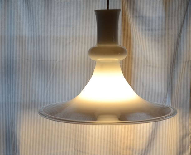 デンマーク製 Holmegaard Etude ペンダントライト ガラス 北欧 ランプ 照明 ヴィンテージ ホルムガード アンティーク