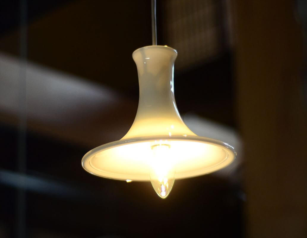 デンマーク製 Royal Copenhagen Mandarin ペンダントライト Mini Holmegaard  ガラス 北欧 ランプ 照明 ヴィンテージ アンティーク