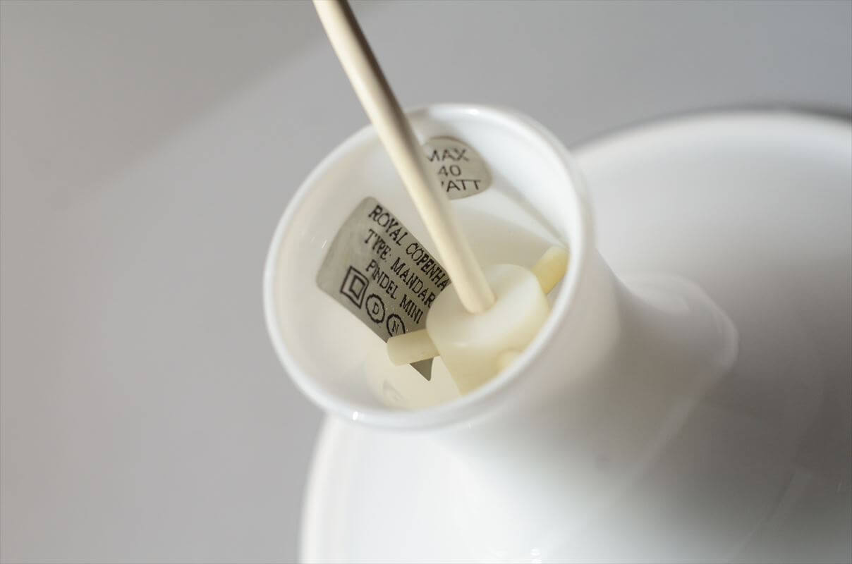 デンマーク製 Royal Copenhagen Mandarin ペンダントライト Mini Holmegaard  ガラス 北欧 ランプ 照明 ヴィンテージ アンティーク