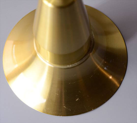 デンマークから かわいいフォルムの真鍮色 ペンダントライト 北欧 ヴィンテージ 照明 天井 ランプ アンティーク