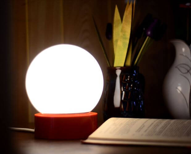 1960-70年代 オランダのボールガラス ウォールランプ デスクランプ ミッドセンチュリー 卓上 壁付け 照明 ヴィンテージ