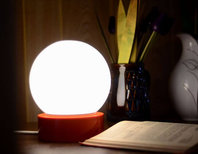 1960-70年代 オランダのボールガラス ウォールランプ デスクランプ ミッドセンチュリー 卓上 壁付け 照明 ヴィンテージ