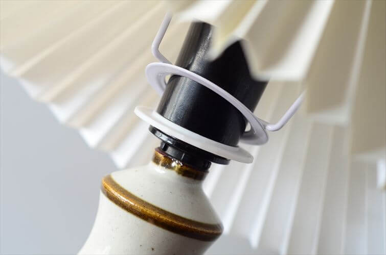 デンマーク製 Hanne stentoj デスクランプ シェード付き 北欧 照明 テーブル ライト ストーンウェア アンティーク ヴィンテージ