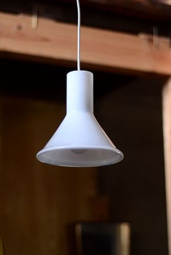 デンマーク製 Holmegaard P&T Pendel ペンダントライト ホワイトガラス 北欧 ランプ 照明 ヴィンテージ ホルムガード アンティーク