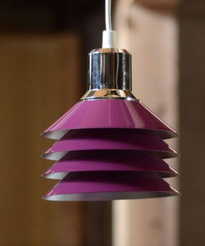 デンマーク製 Design Light SIAM 4レイヤー ペンダントライト ホワイト 北欧 ヴィンテージ 天井照明 ランプ