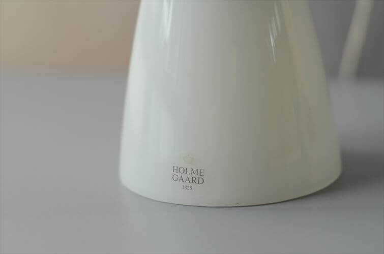 デンマーク製 Holmegaard Freja ペンダントライト ホワイト ガラス 北欧 ランプ 照明 ホルムガード アンティーク
