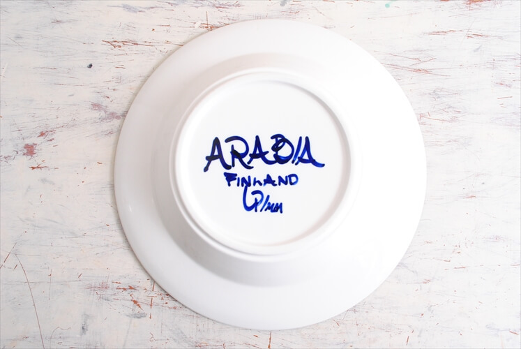 ARABIA アラビア バレンシア 23cm スーププレート 深皿 Valencia 北欧食器 フィンランド 陶器 北欧 ヴィンテージ アンティーク