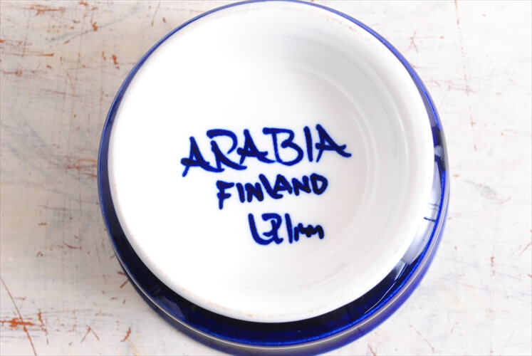 ARABIA アラビア バレンシア シュガーボウル ポット カップ Valencia 北欧食器 フィンランド 陶器 北欧 ヴィンテージ アンティーク